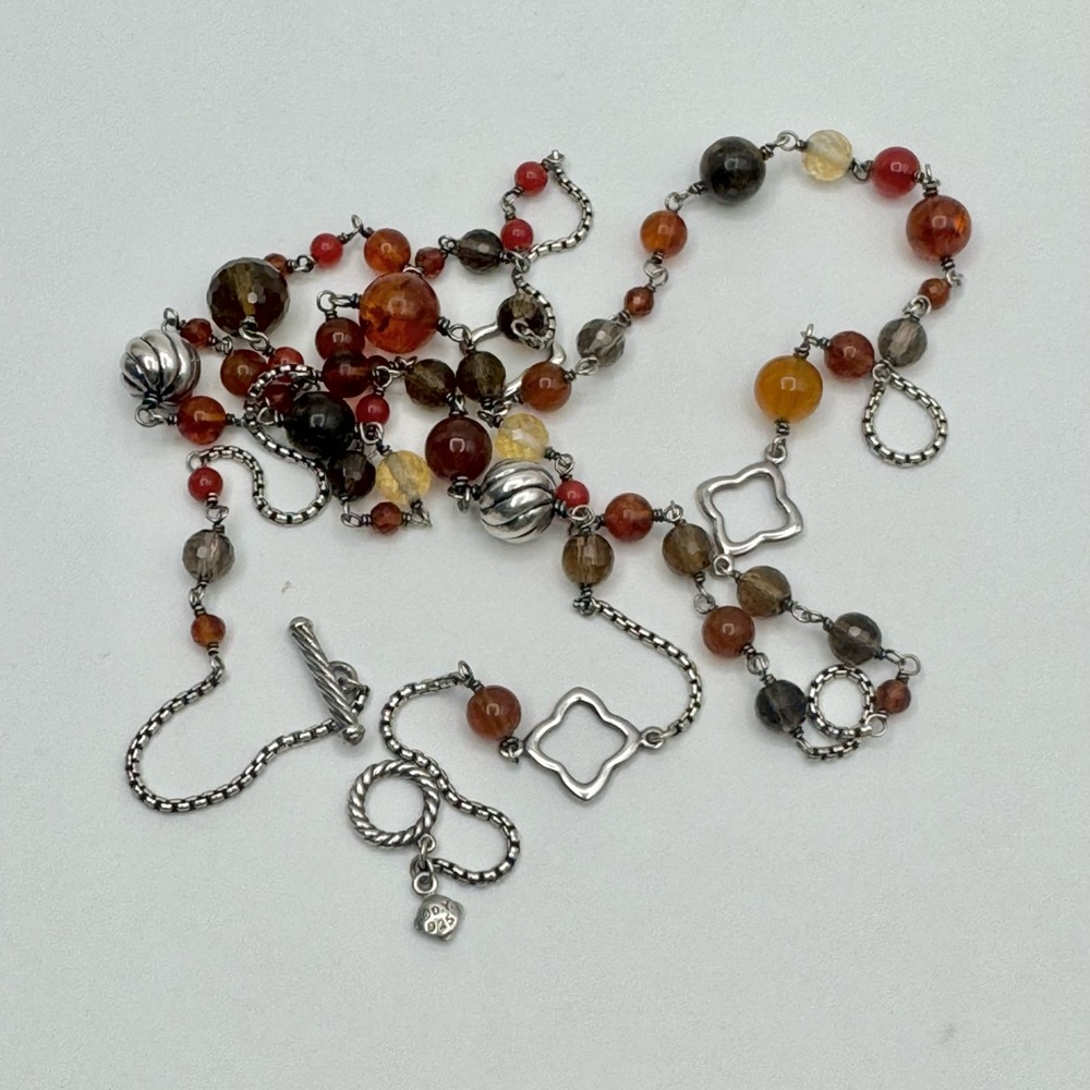 David Yurman Elements Multistone Bead Necklace - image 4